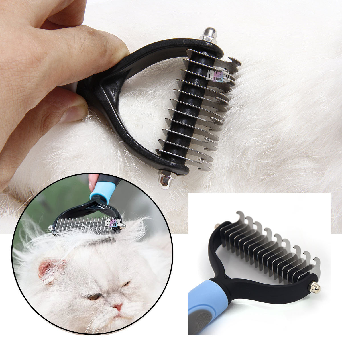 Cepillo De Pelo Rascador Para Mascota